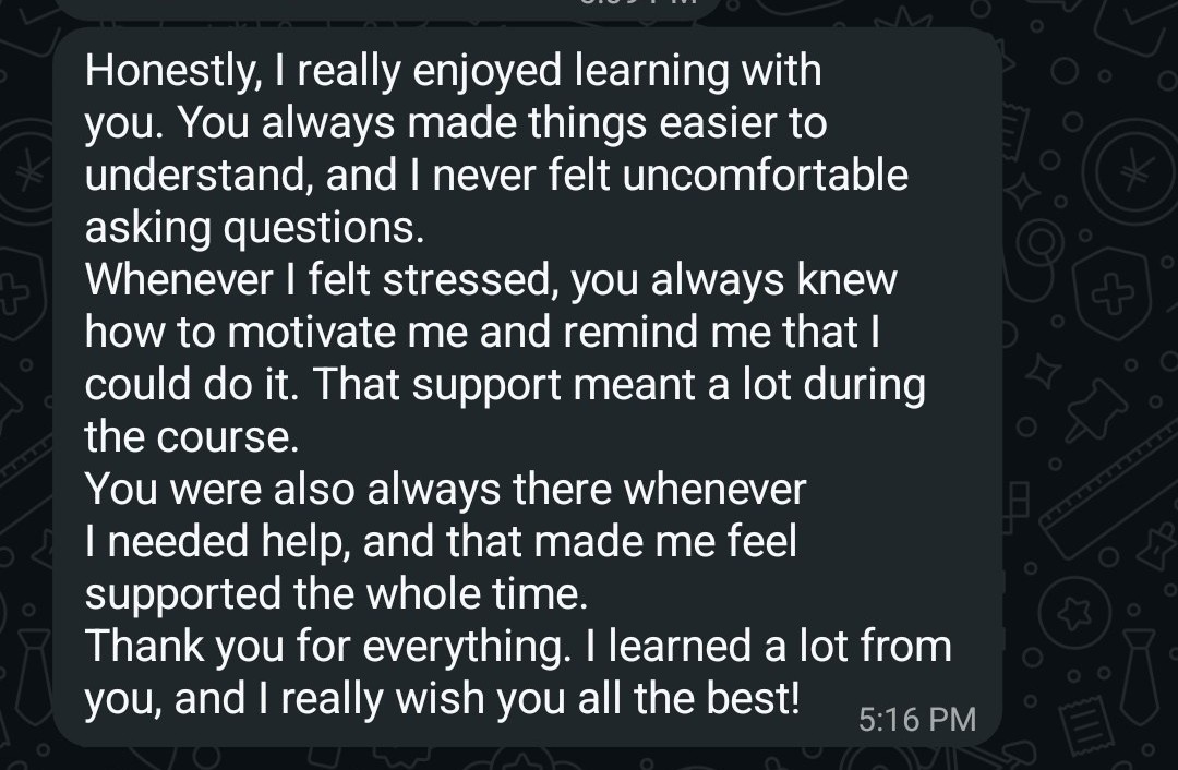 WhatsApp Testimonial Sondos Ammar